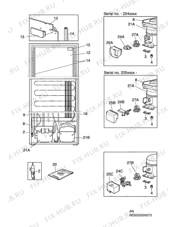 Взрыв-схема холодильника Electrolux ER8596BA - Схема узла C10 Cold, users manual